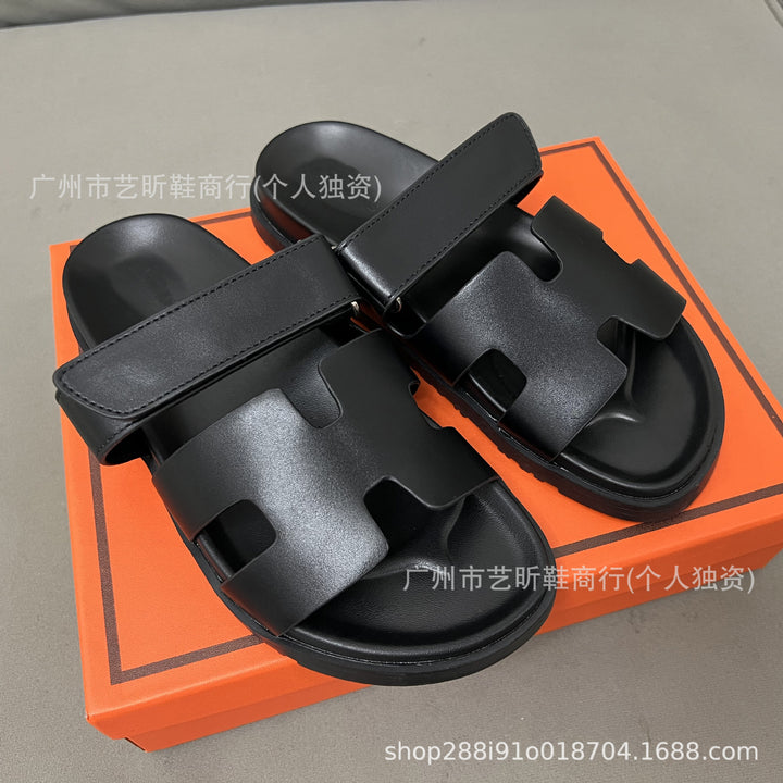 Noir Luxe Slides