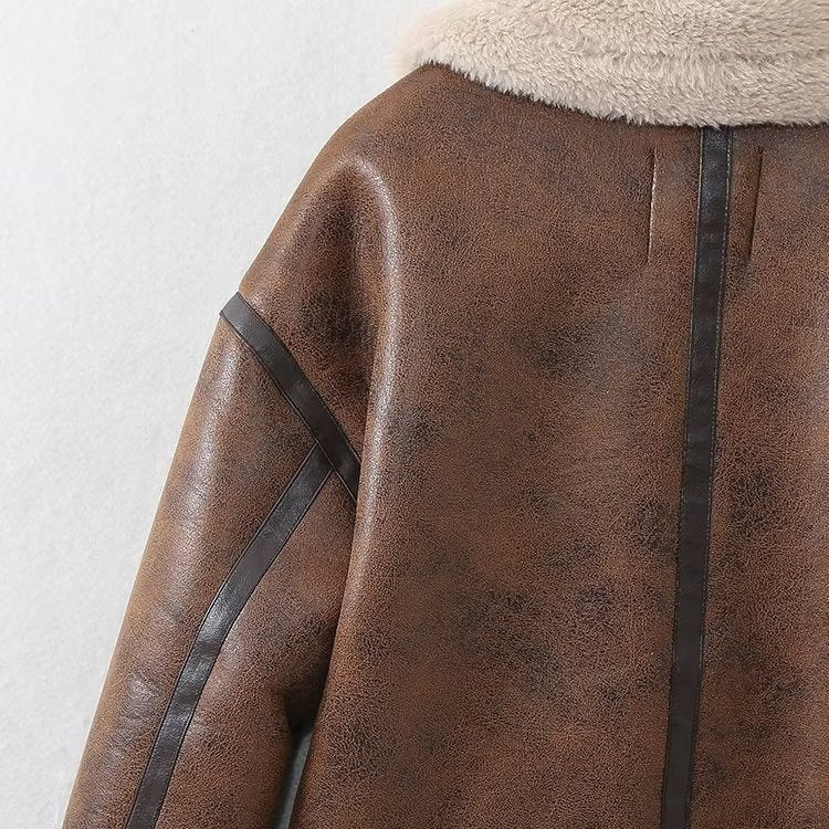 Brown Lapel Jacket