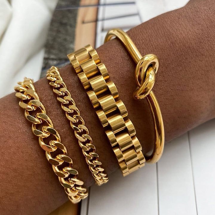 Gilded Link Bracelet