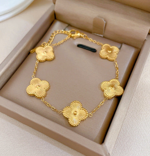 Gold Flower Bracelet