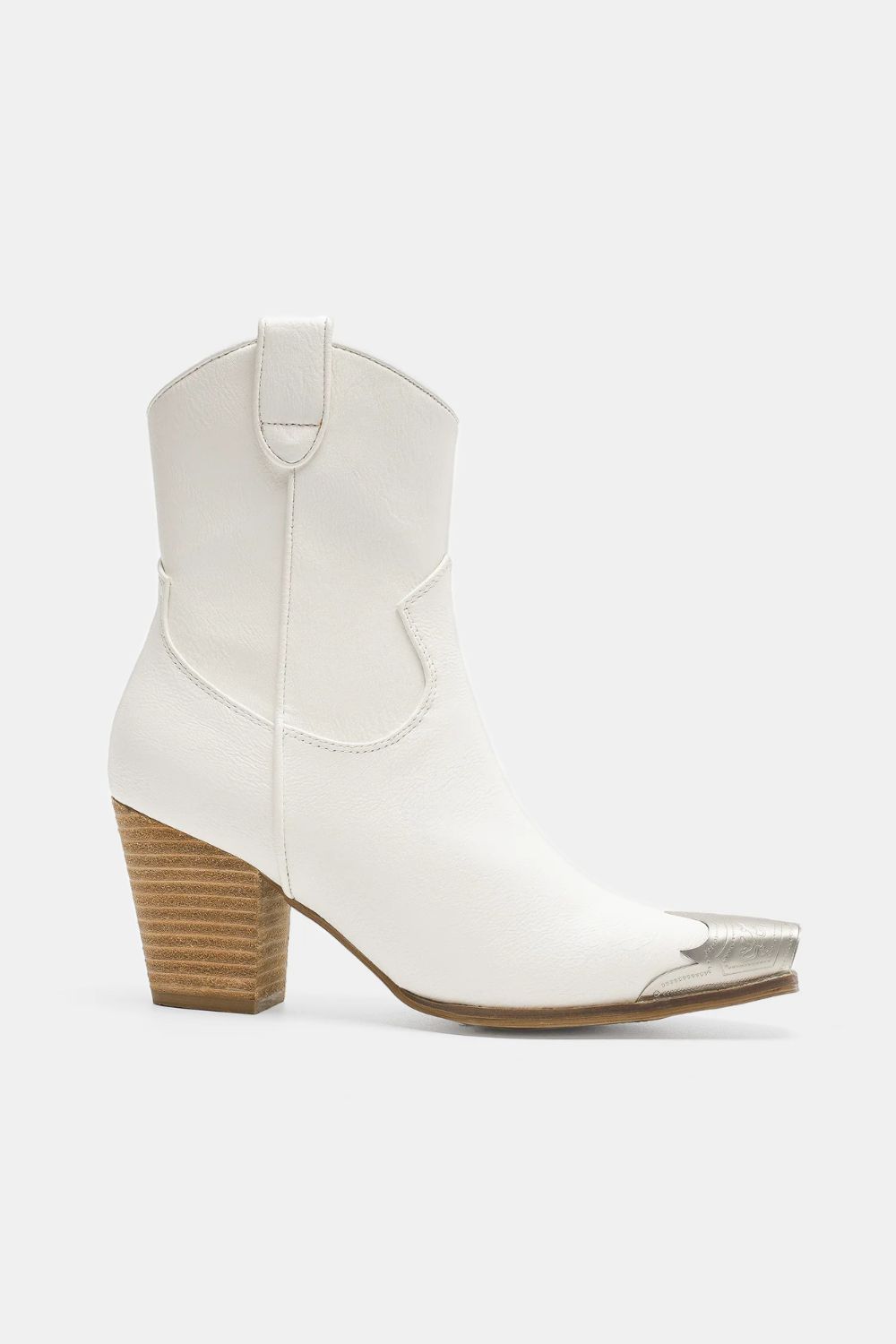 Block Heel Boots with Side Zippers