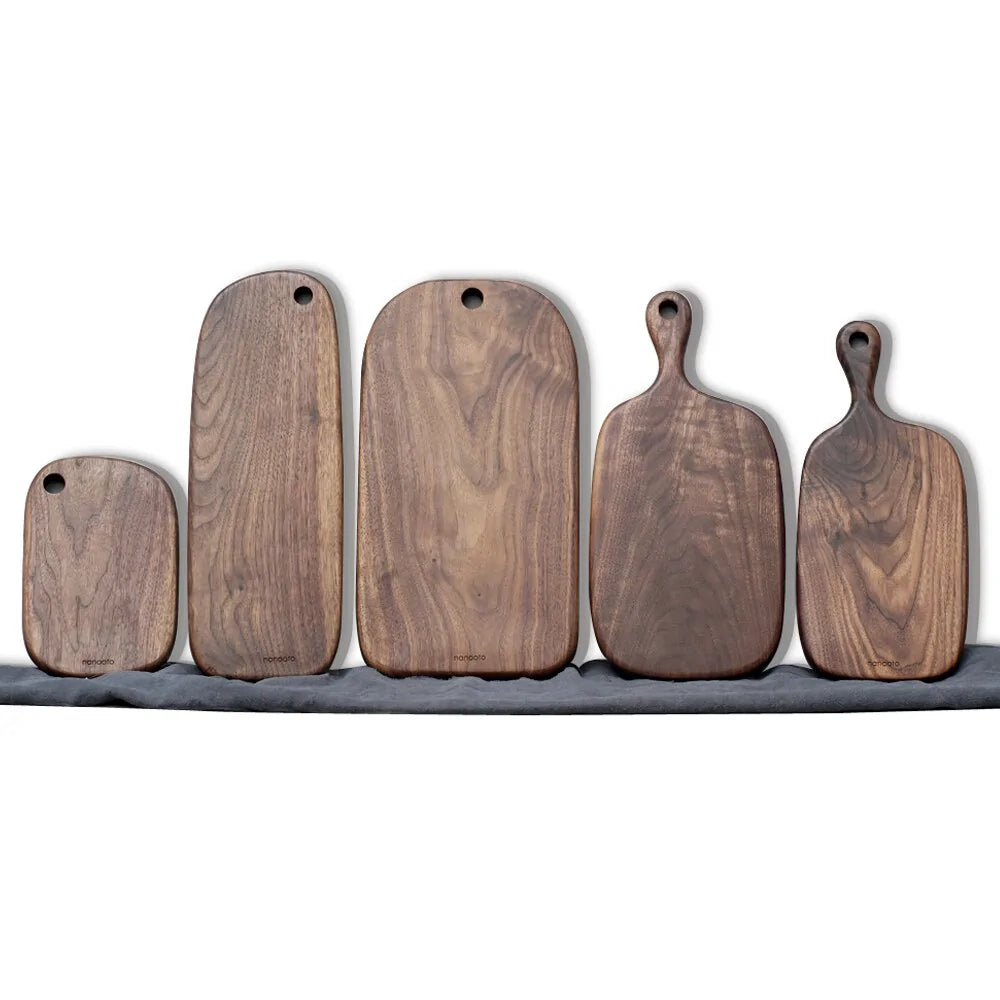 Black Walnut Multi-Functional Wooden Cutting Board Set