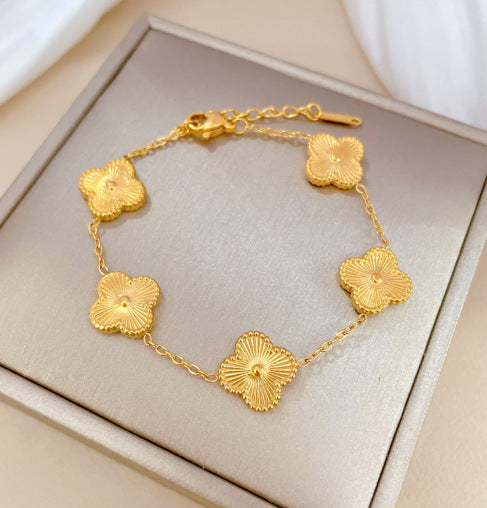 Gold Flower Bracelet