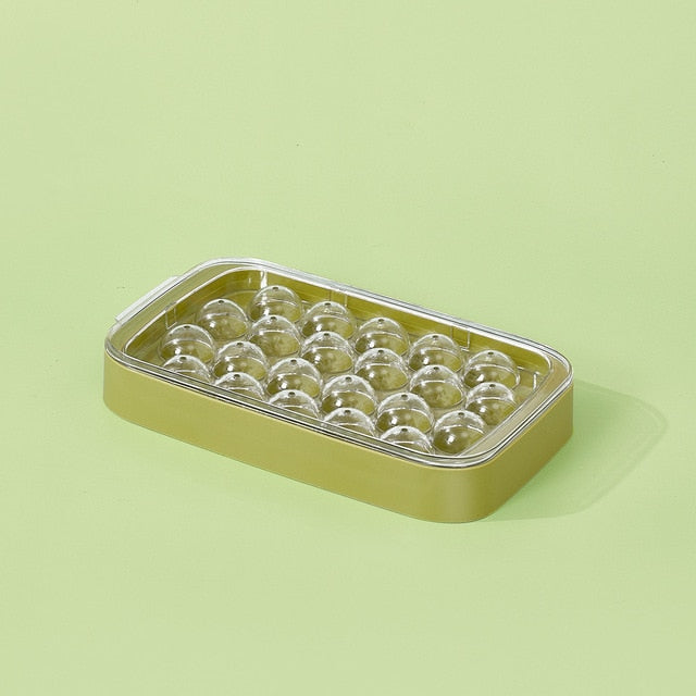 Round Ice Cube Tray With Storage Box