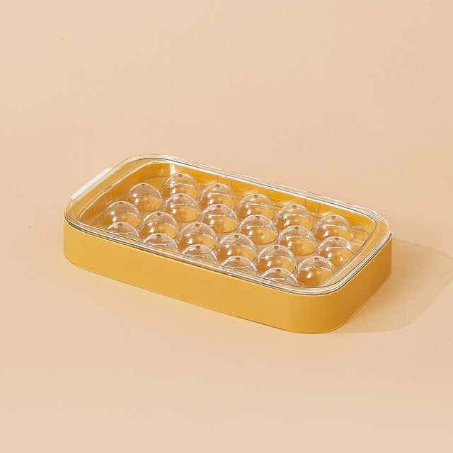 Round Ice Cube Tray With Storage Box