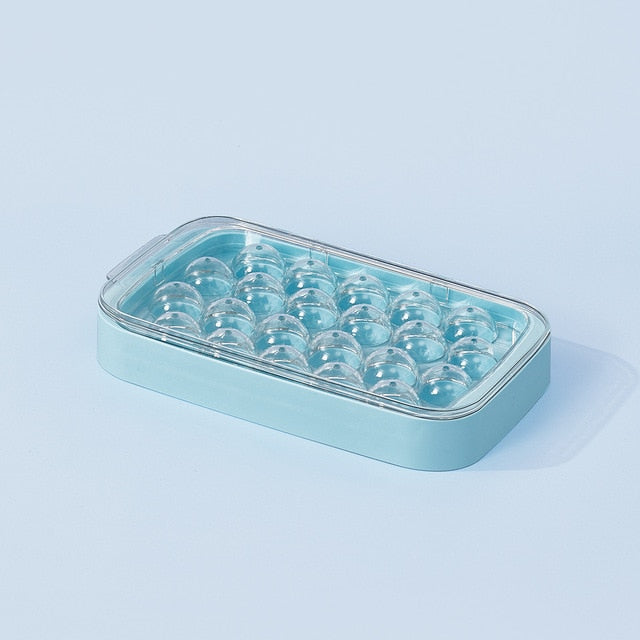 Round Ice Cube Tray With Storage Box