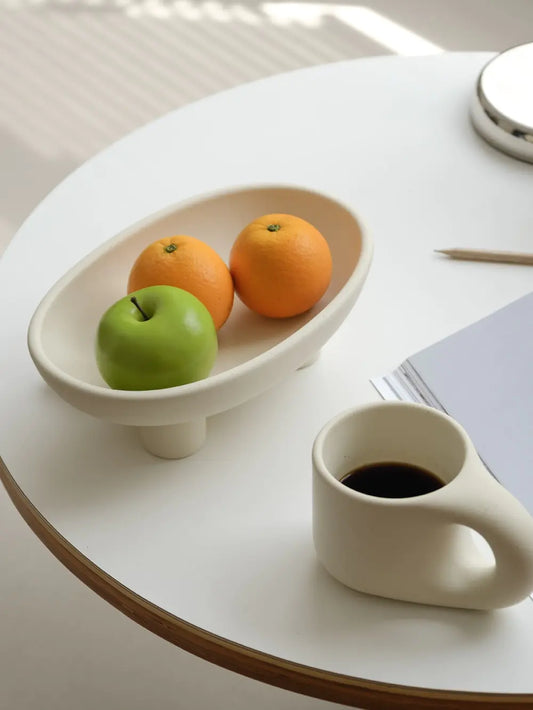 Three Legs Ceramic Fruit Bowl