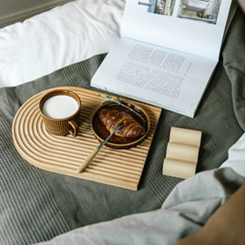 Nordic Groove Wood Tray