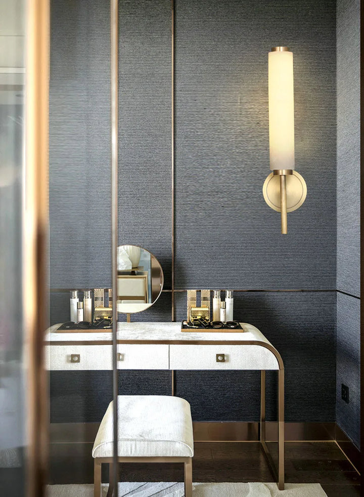 Marble Column Wall Sconce