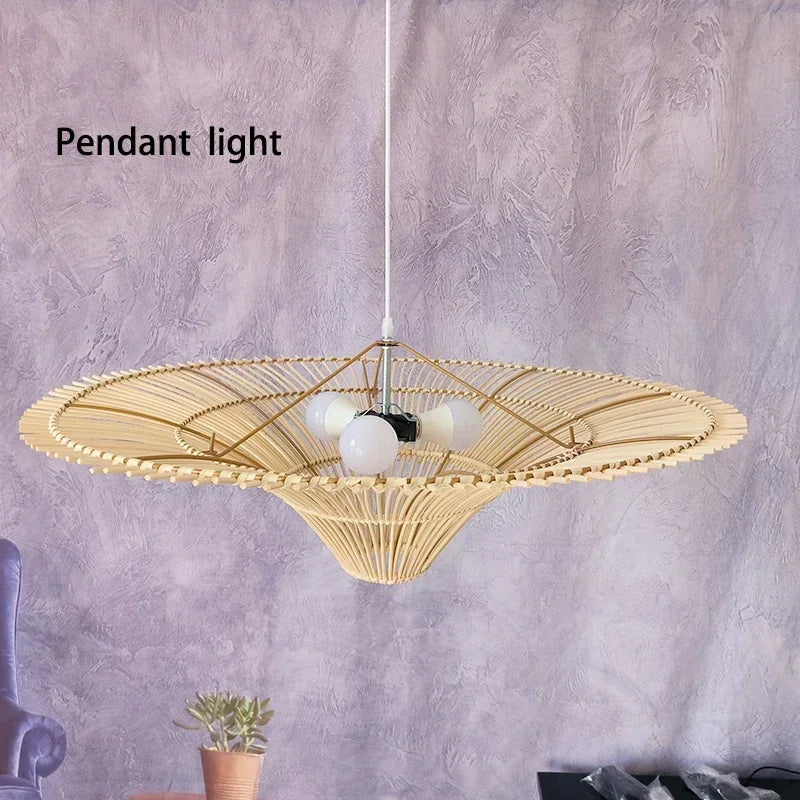 Bamboo Lotus Pendant Light