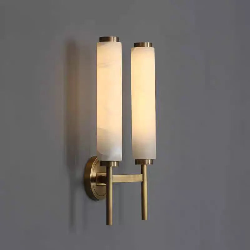 Marble Column Wall Sconce