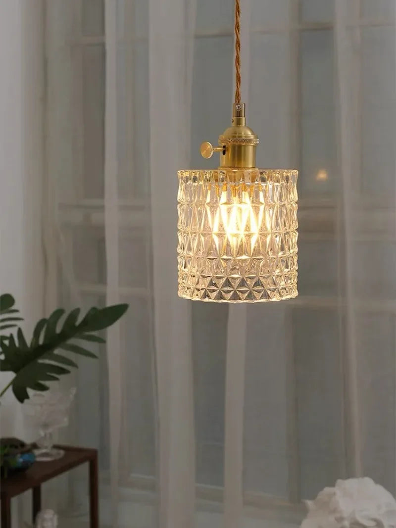 Crystal Glass Pendant Light