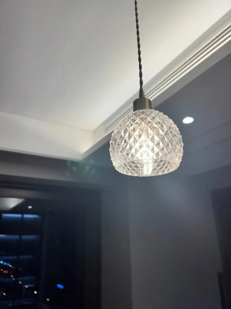 Crystal Glass Pendant Light