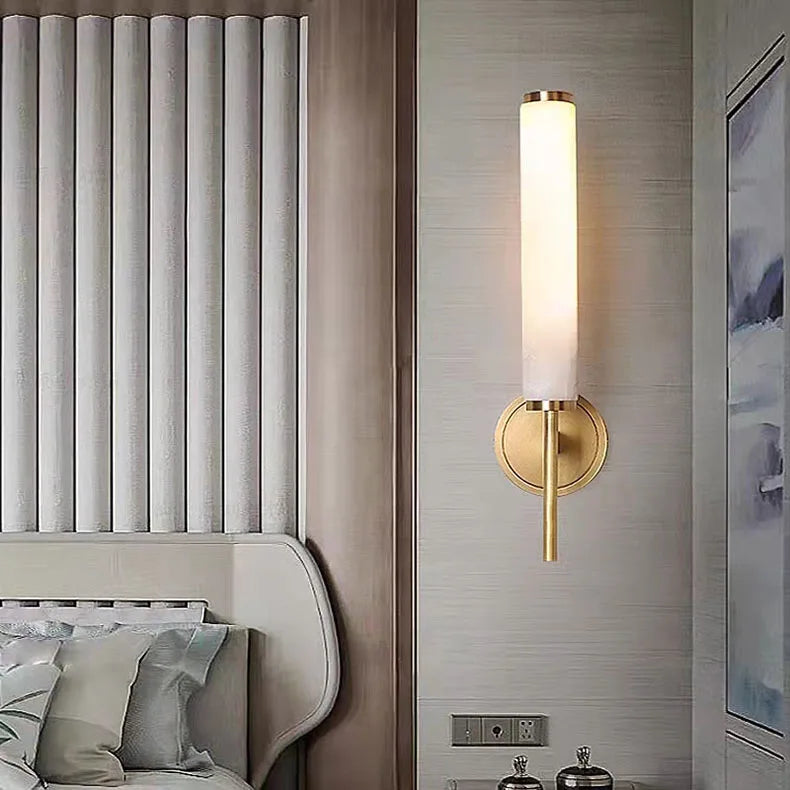 Marble Column Wall Sconce