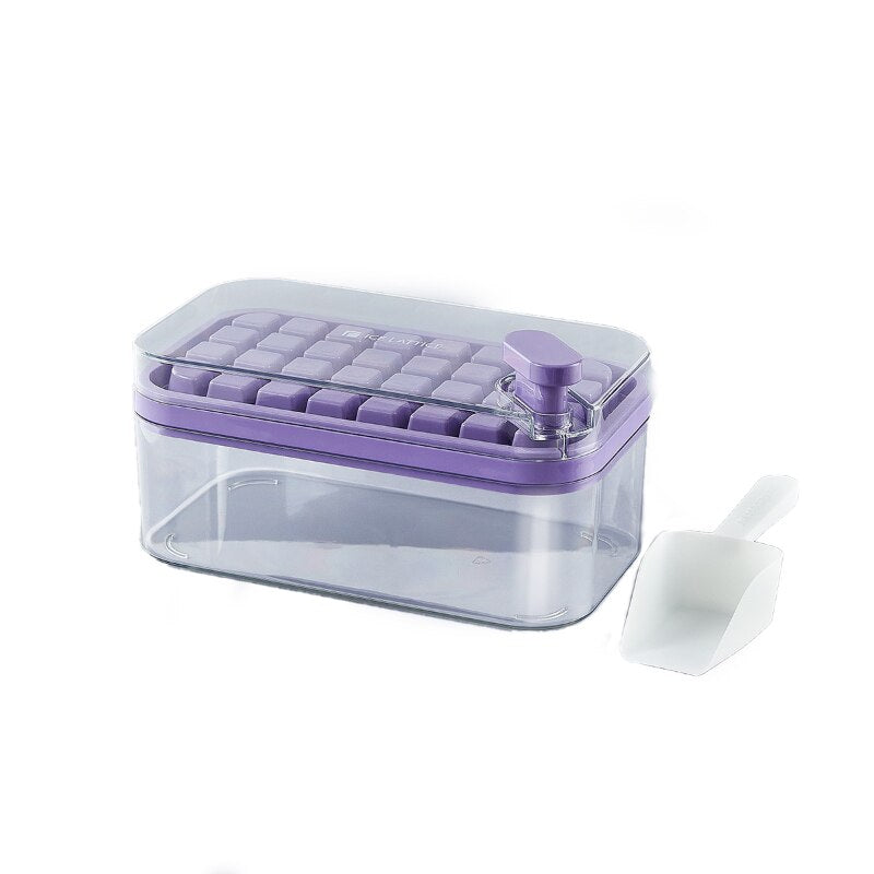 Square Ice Cube Tray with Bin