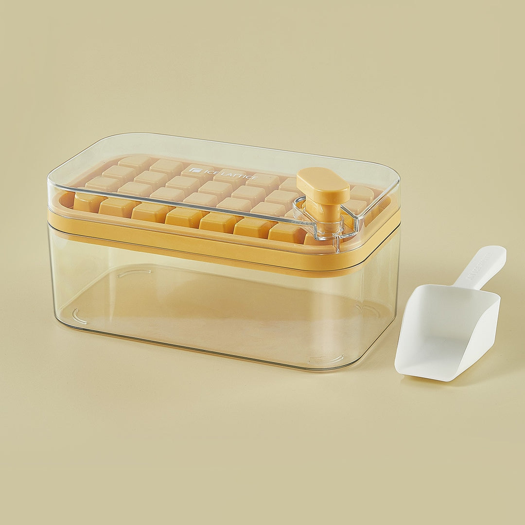 Square Ice Cube Tray with Bin