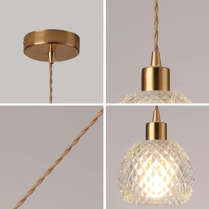 Crystal Glass Pendant Light