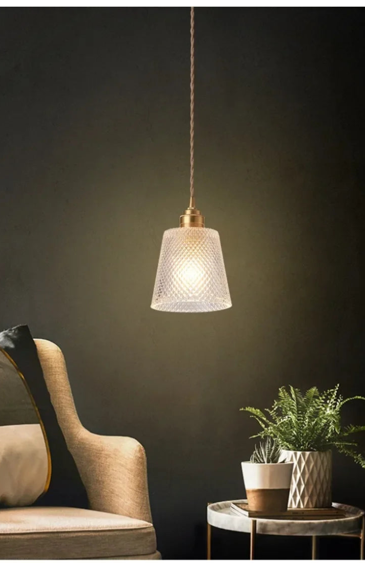 Crystal Glass Pendant Light