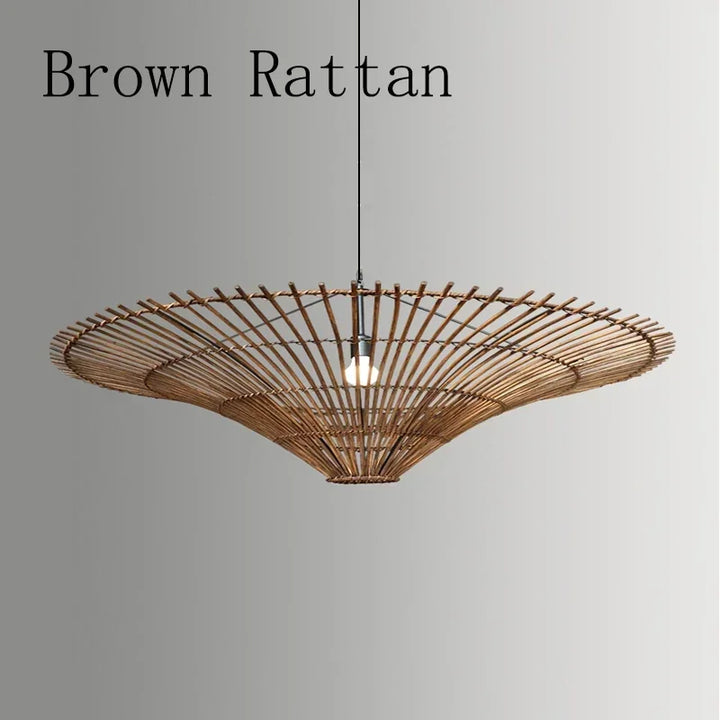 Bamboo Lotus Pendant Light