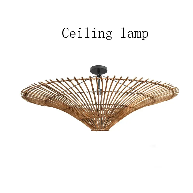 Bamboo Lotus Pendant Light