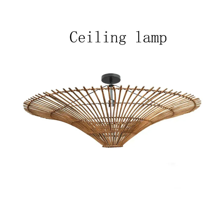 Bamboo Lotus Pendant Light