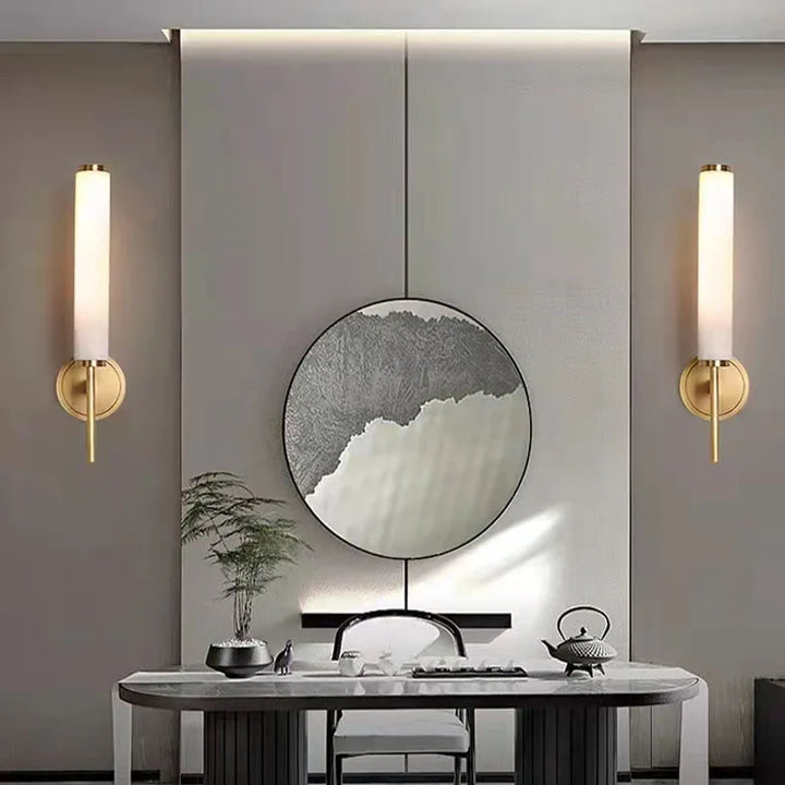 Marble Column Wall Sconce