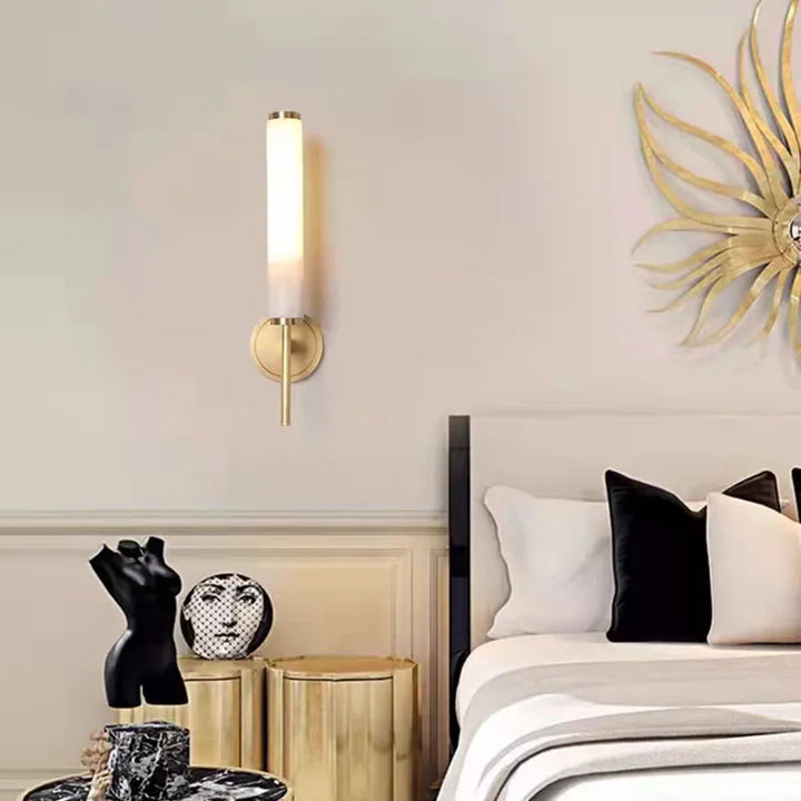Marble Column Wall Sconce