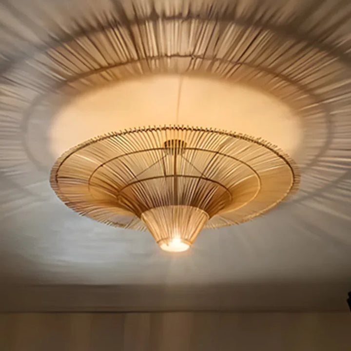 Bamboo Lotus Pendant Light