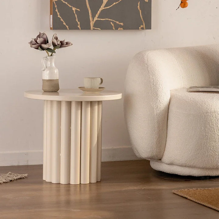Fluted Column Side Table