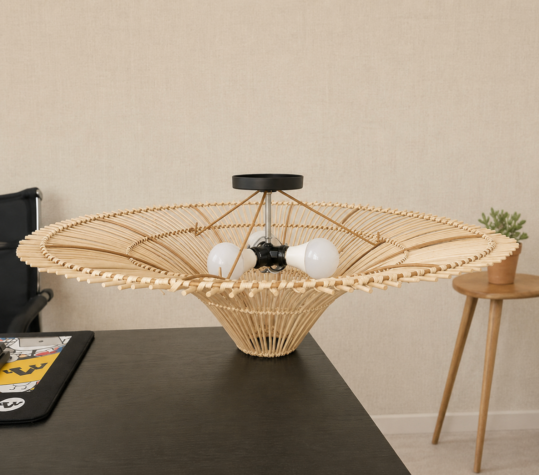 Bamboo Lotus Pendant Light