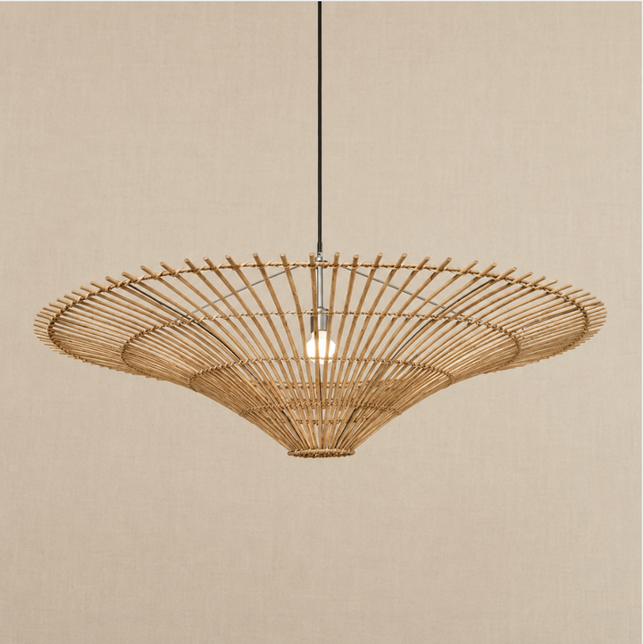 Bamboo Lotus Pendant Light