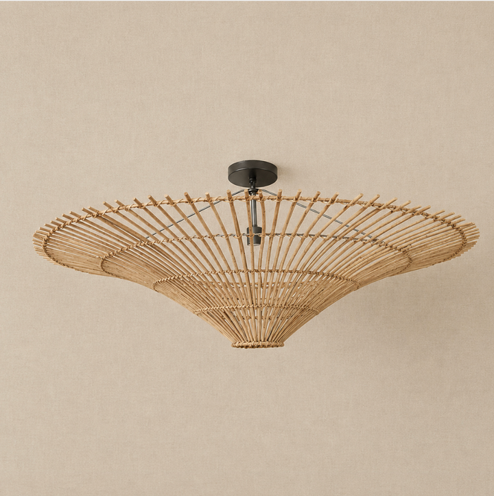 Bamboo Lotus Pendant Light