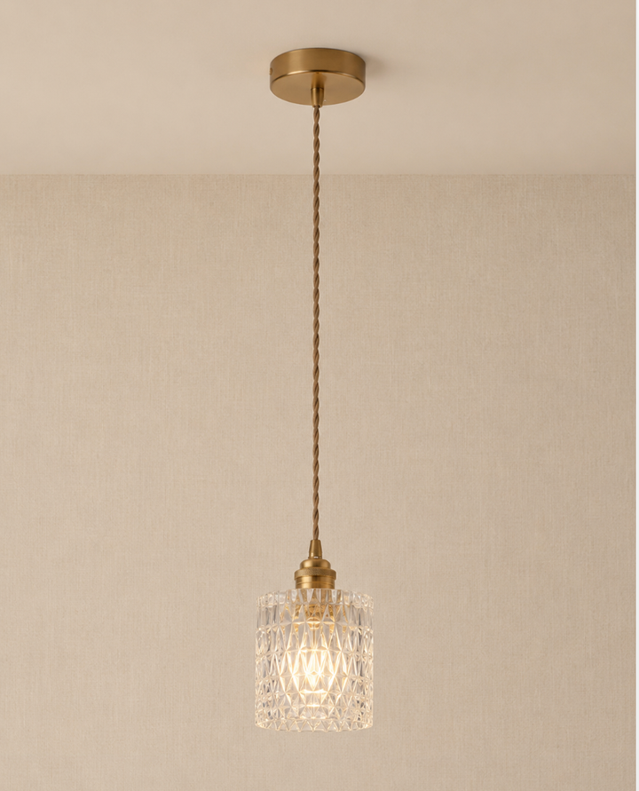 Crystal Glass Pendant Light