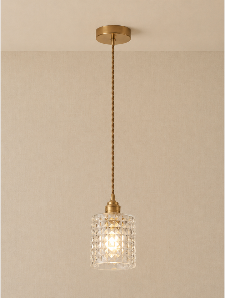 Crystal Glass Pendant Light