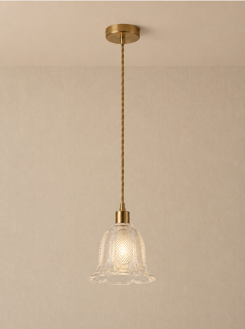 Crystal Glass Pendant Light