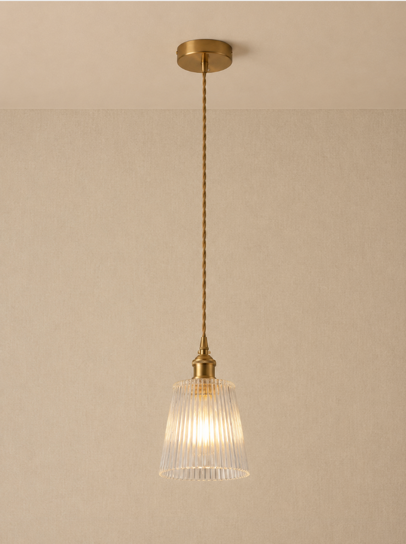 Crystal Glass Pendant Light