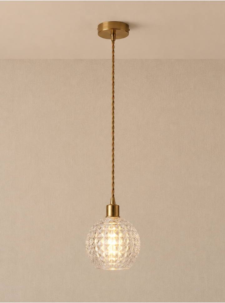 Crystal Glass Pendant Light