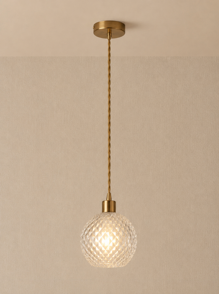 Crystal Glass Pendant Light