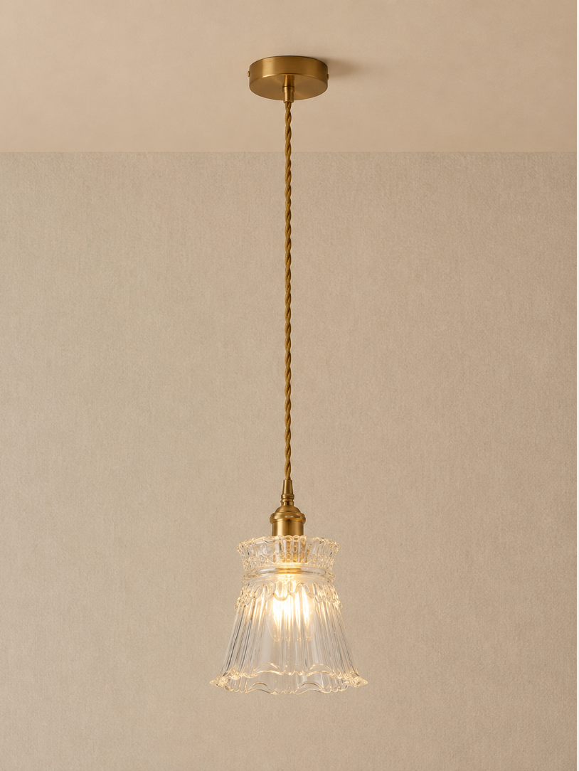 Crystal Glass Pendant Light