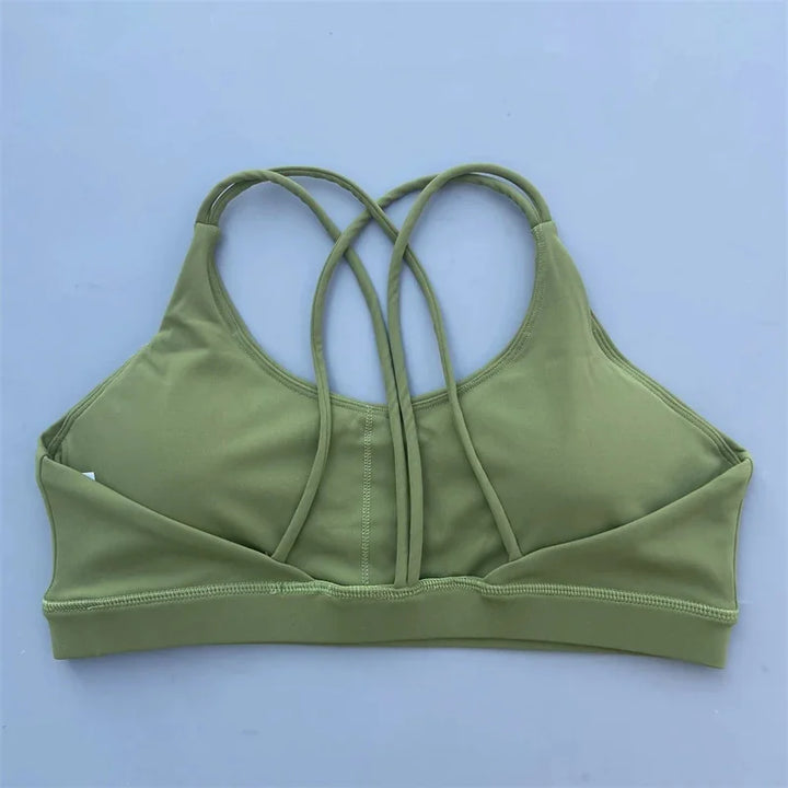 Solid Color High Strength Workout Bra