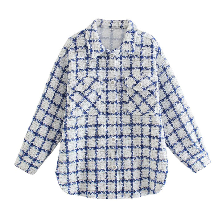 Blue Checkered Jacket