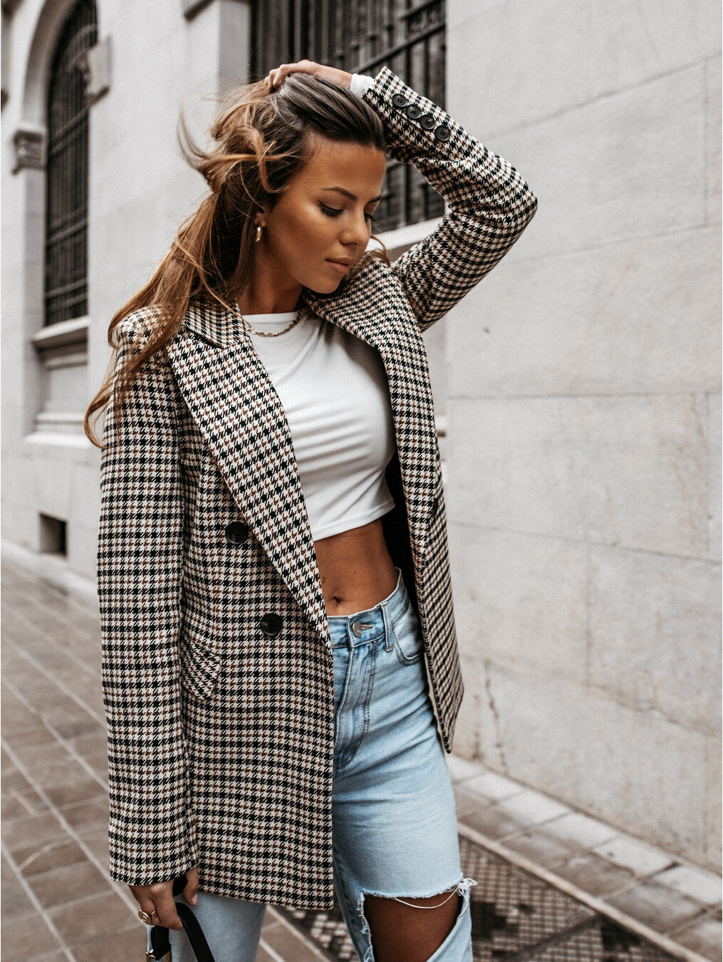 Little plaid blazer