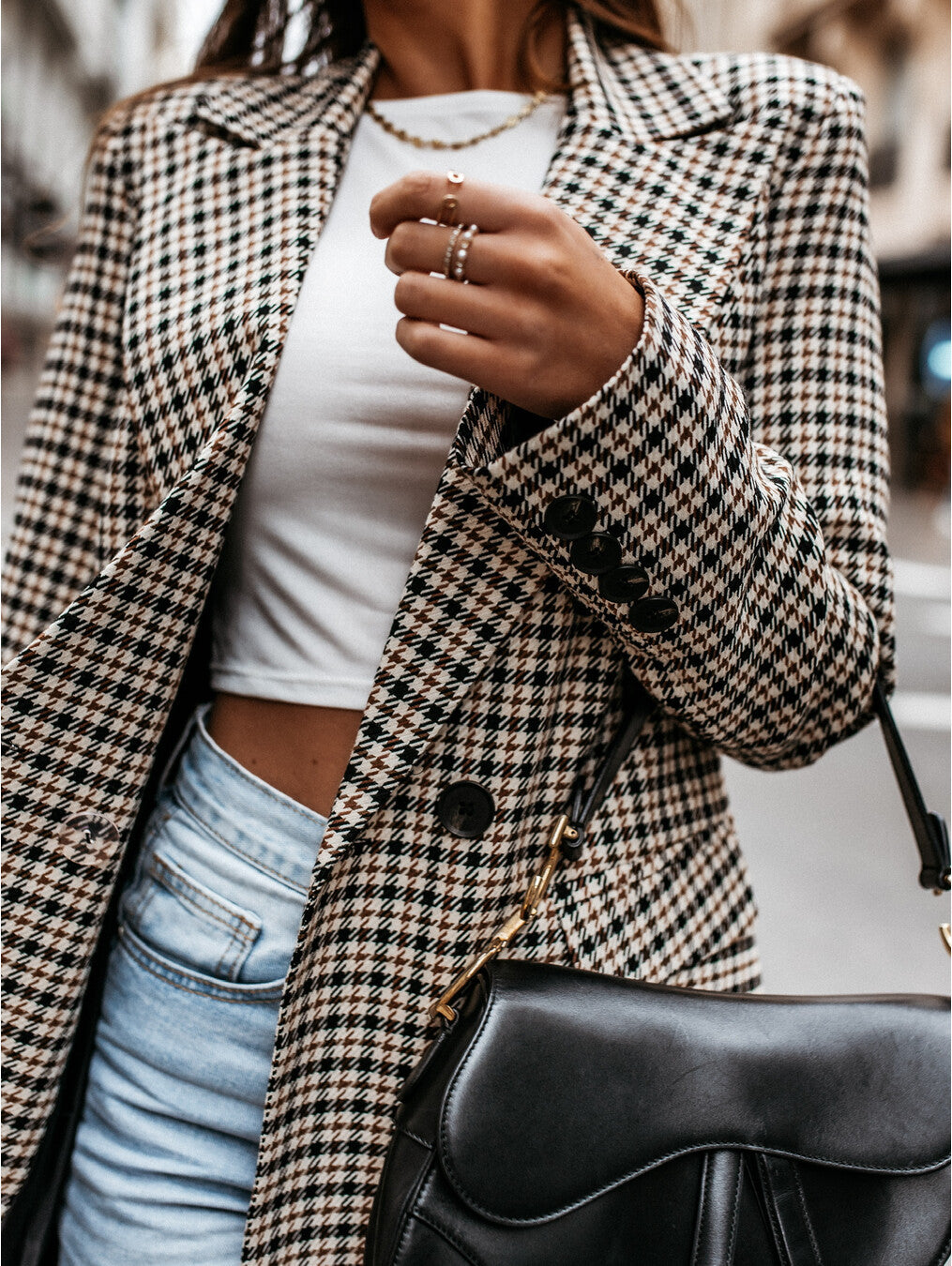 Little plaid blazer