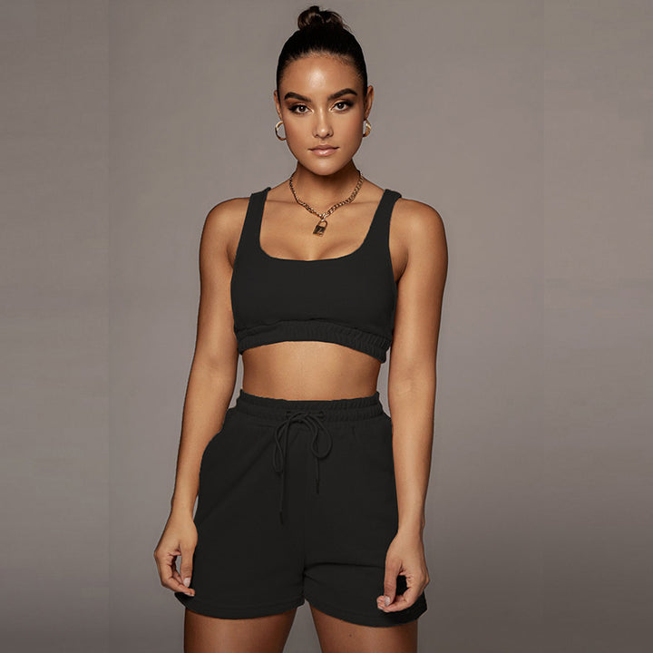 Casual Shorts Loungewear Set