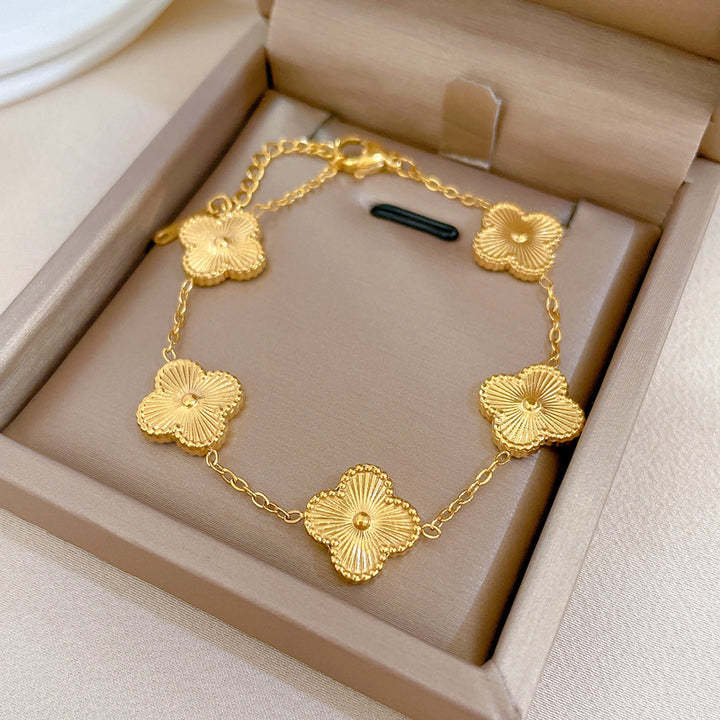 Gold Flower Bracelet