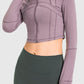 Zip Front Cropped Sports Jacket