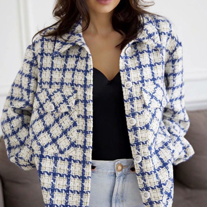 Blue Checkered Jacket