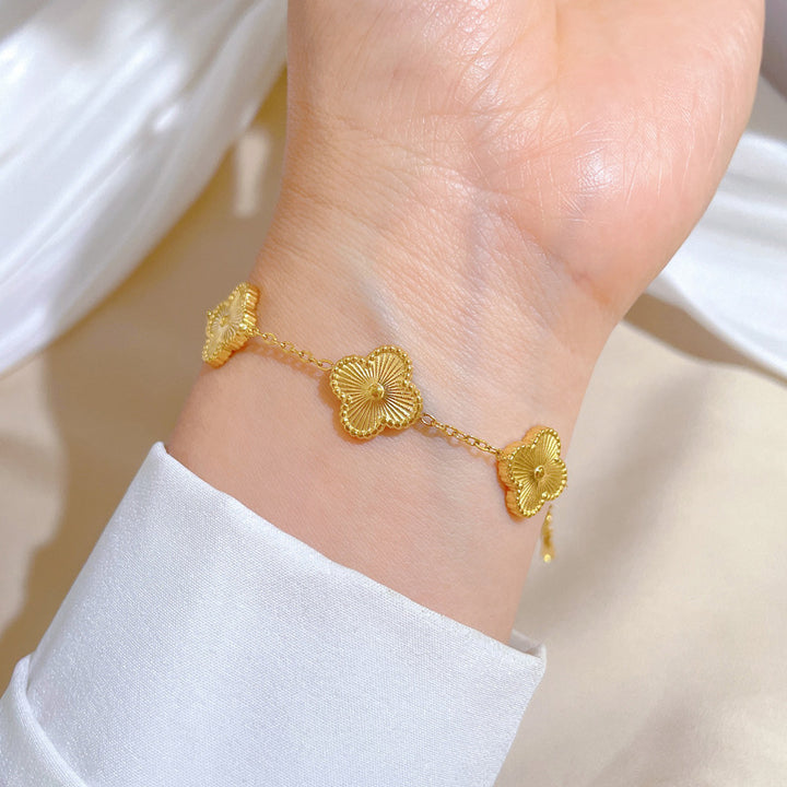 Gold Flower Bracelet