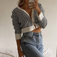 Button up Knitted Open Stitch Cardigan