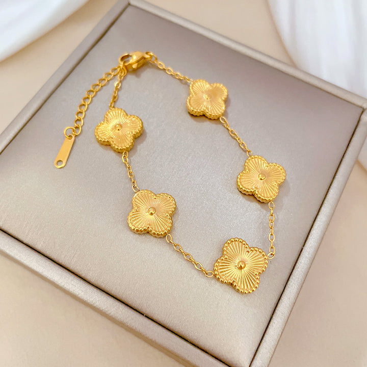 Gold Flower Bracelet